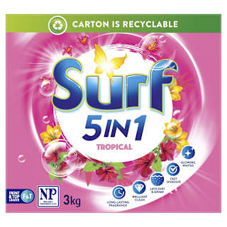 Surf Laundry Powder Front & Top Tropical