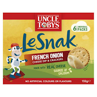 Uncle Tobys Le Snack French Onion