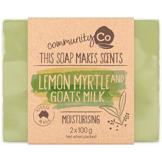 Community Co Goat Milk & Lemon Myrtle Soap