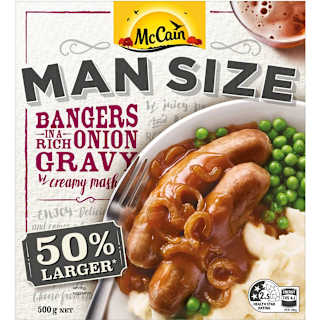 McCain Man Size Bangers & Mash
