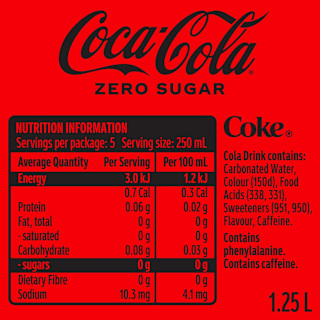 Coca-Cola Zero Sugar Soft Drink Bottle