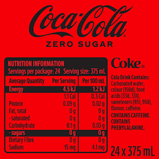 Coca-Cola Zero Sugar Soft Drink Multipack Cans