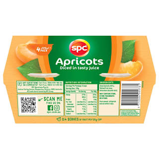 SPC Diced Apricots In Juice
