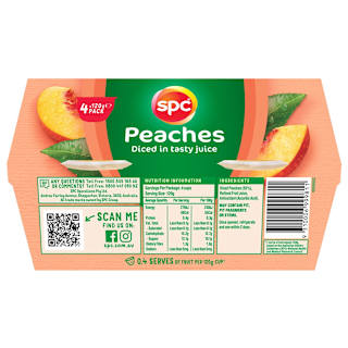 SPC Diced Peaches In Juice