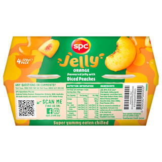 SPC Diced Peaches in Orange Jelly
