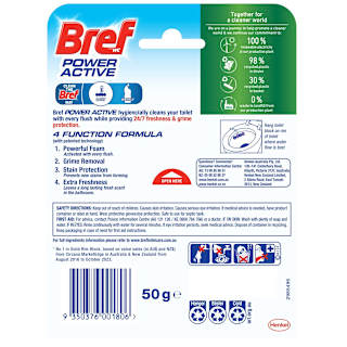 Bref Power Active Lavender Field Rim Block Toilet Cleaner