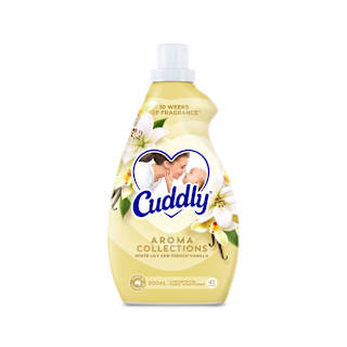 Cuddly Aroma Collections Concentrate Fabric Softener Conditioner White Lily & French Vanilla