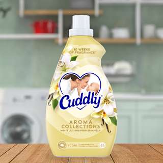 Cuddly Aroma Collections Concentrate Fabric Softener Conditioner White Lily & French Vanilla