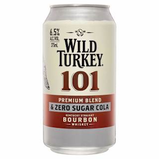 Wild Turkey 101 Bourbon & Zero Cola Can 375mL