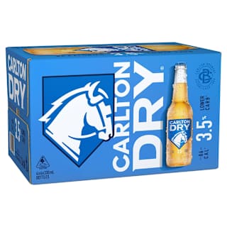 Carlton Dry Mid 3.5% Bottle 330mL 