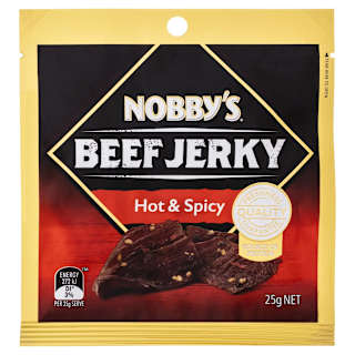 Nobby's Beef Jerky Hot And Spicy