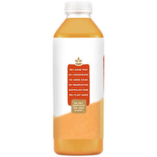 Impressed Orange With Pulp Juice