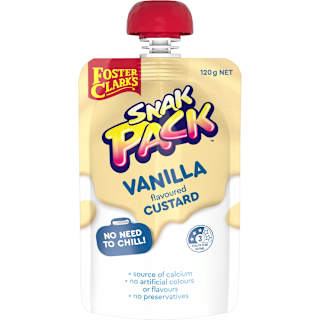 Foster Clark's Snak Pack Custard Pouch Vanilla