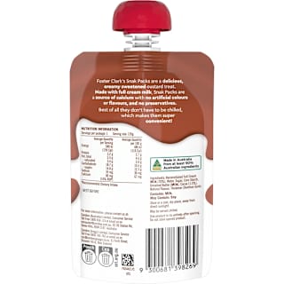Foster Clark's Snak Pack Custard Pouch Chocolate