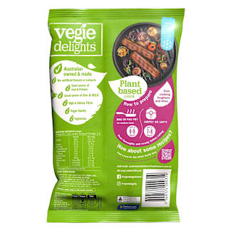 Vegie Delights BBQ Sausages