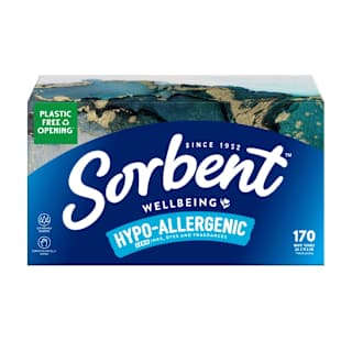 Sorbent Hypo-Allergenic Facial Tissues