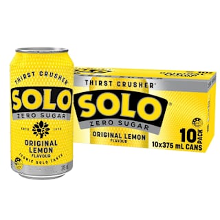Solo Zero Sugar Lemon Soft Drink