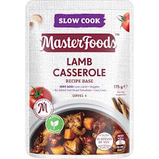 MasterFoods Lamb Casserole Slow Cook Recipe Base