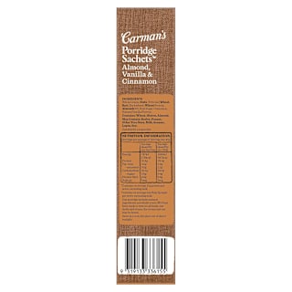 Carman's Protein Rich Porridge Almond Vanilla Cinnamon