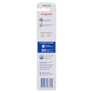 Colgate 360° Optic White Power toothbrush Medium with vibrating & polishing bristles