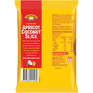 Golden Days Apricot Coconut Slice