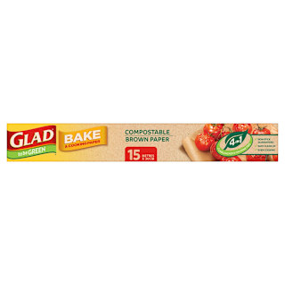 Glad To Be Green Compostable Brown Bake Paper 15m