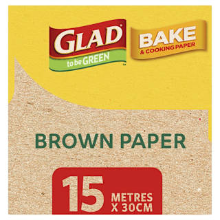 Glad To Be Green Compostable Brown Bake Paper 15m