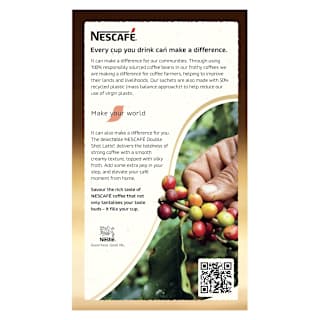 Nescafe Coffee Double Shot Latte Sachet