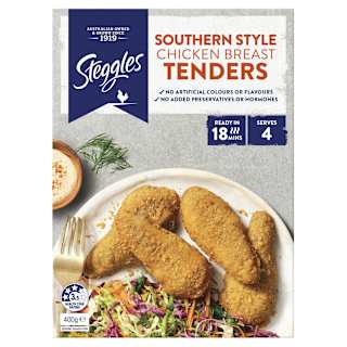Steggles Chicken Breast Tenders Southern Style