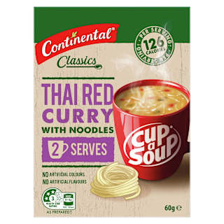 Continental Cup A Soup Asian Thai Red Curry