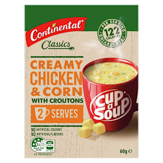 Continental Cup A Soup Creamy Chicken & Corn With Croutons