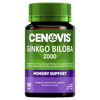 Cenovis Ginkgo Biloba 2000mg Tablets Value Pack