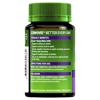Cenovis Ginkgo Biloba 2000mg Tablets Value Pack