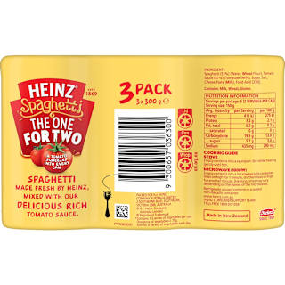 Heinz Spaghetti Tomato and Cheese