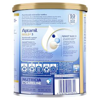 Aptamil Gold+ 3 Pronutra Biotik Toddler Nutritional Supplement From 1 Year