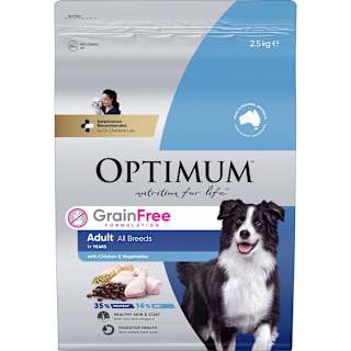 Optimum Grain Free Dry Dog Food With Chicken & Vegetables