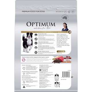 Optimum Grain Free Dry Dog Food With Beef & Vegetables