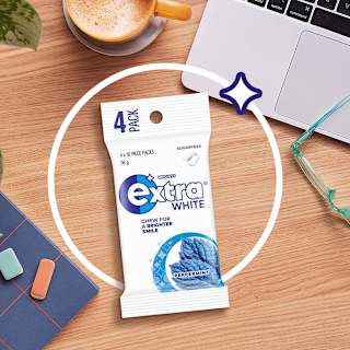 Extra White Peppermint Chewing Gum Sugar Free
