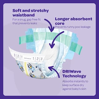 BabyLove Cosifit Convenience Nappy Crawler