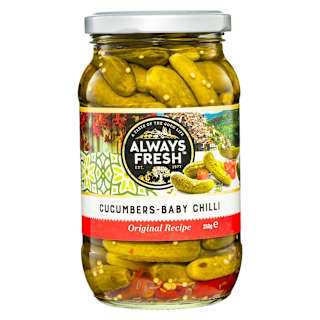Always Fresh Baby Cucumbers With Chilli