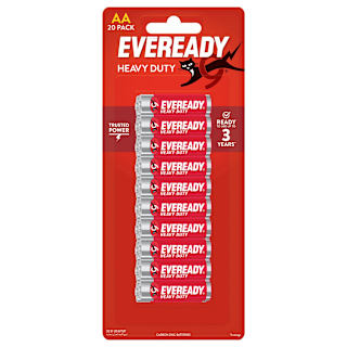 Eveready Red Heavy Duty AA