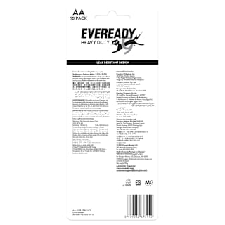 Eveready Red Heavy Duty AA