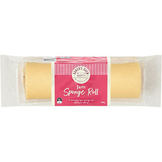 Bakers Oven Sponge Roll - Jam