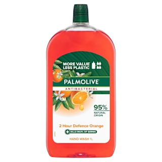 Palmolive Antibacterial Liquid Hand Wash Soap Orange 2 Hour Defence Refill & Save