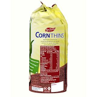 Real Foods Corn Thins Soy & Linseed With Chia