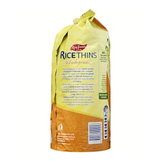 Real Foods Wholegrain Rice Thins