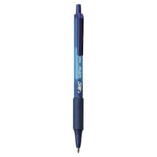 BIC Soft Feel Retractable Blue