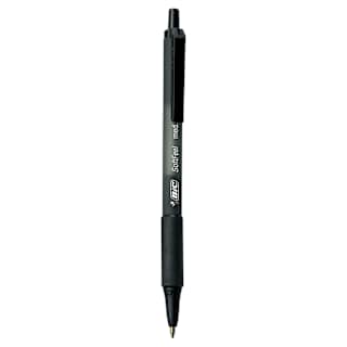 BIC Soft Feel Retractable Black