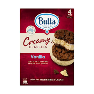 Bulla Creamy Classics Ice Cream Sandwich Vanilla