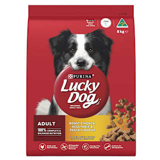 Purina Lucky Dog Roast Chicken Vegetable & Pasta Flavour